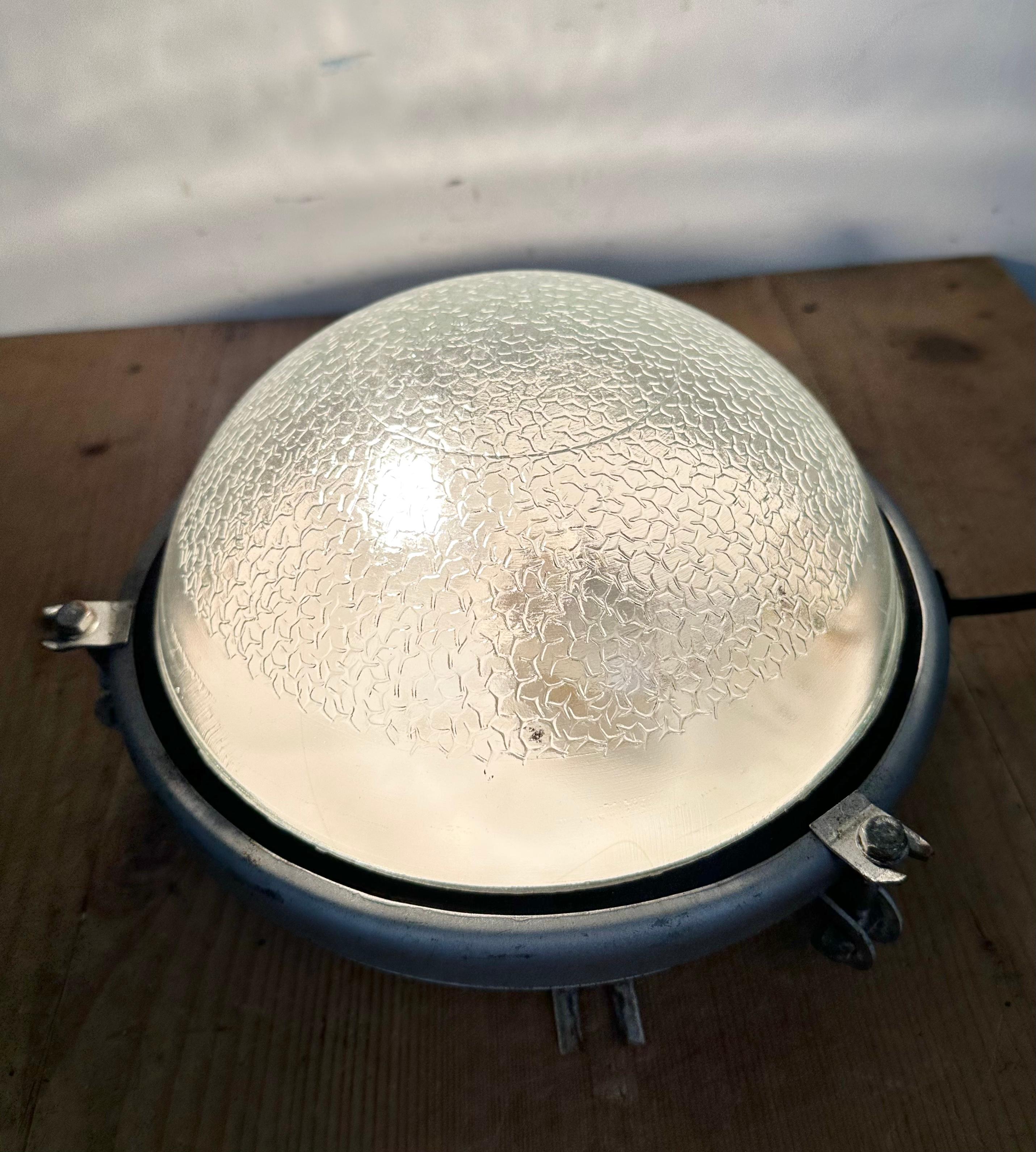 Industrial Soviet Wall or Ceiling Light, 1970s For Sale 9