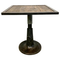 Vintage Industrial Square Coffee Table, 1960s