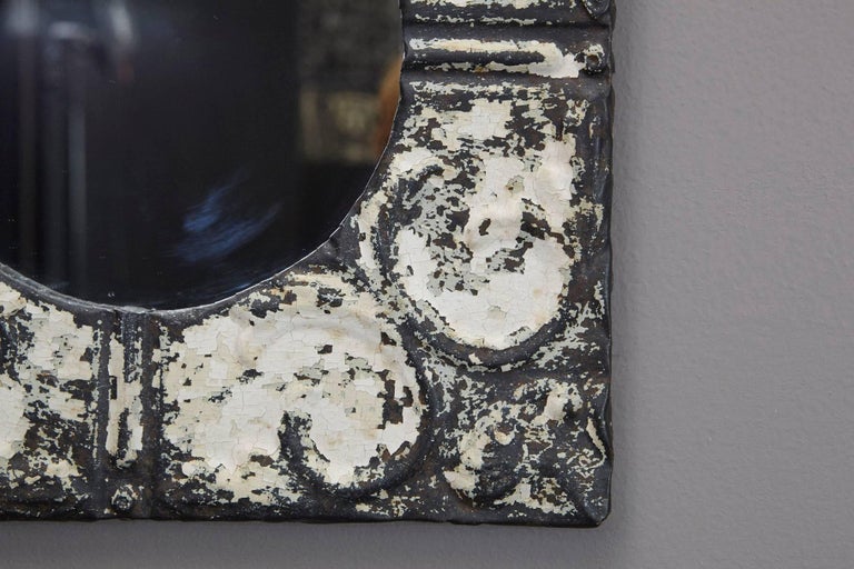 Industrial Square Tin Ceiling Tile Mirror For Sale At 1stdibs