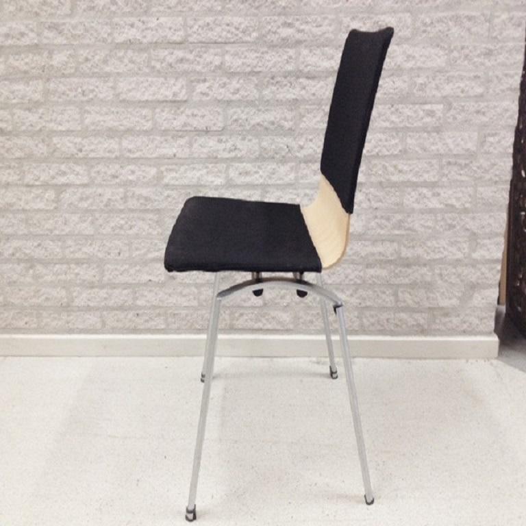 Néerlandais Chaise de bureau empilable de Krijn Hamelink pour CAR Katwijk, années 1960 en vente