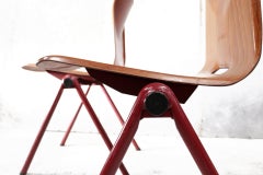 Industrial Stacking, School Chairs Galvanitas S30 Oxblood Red