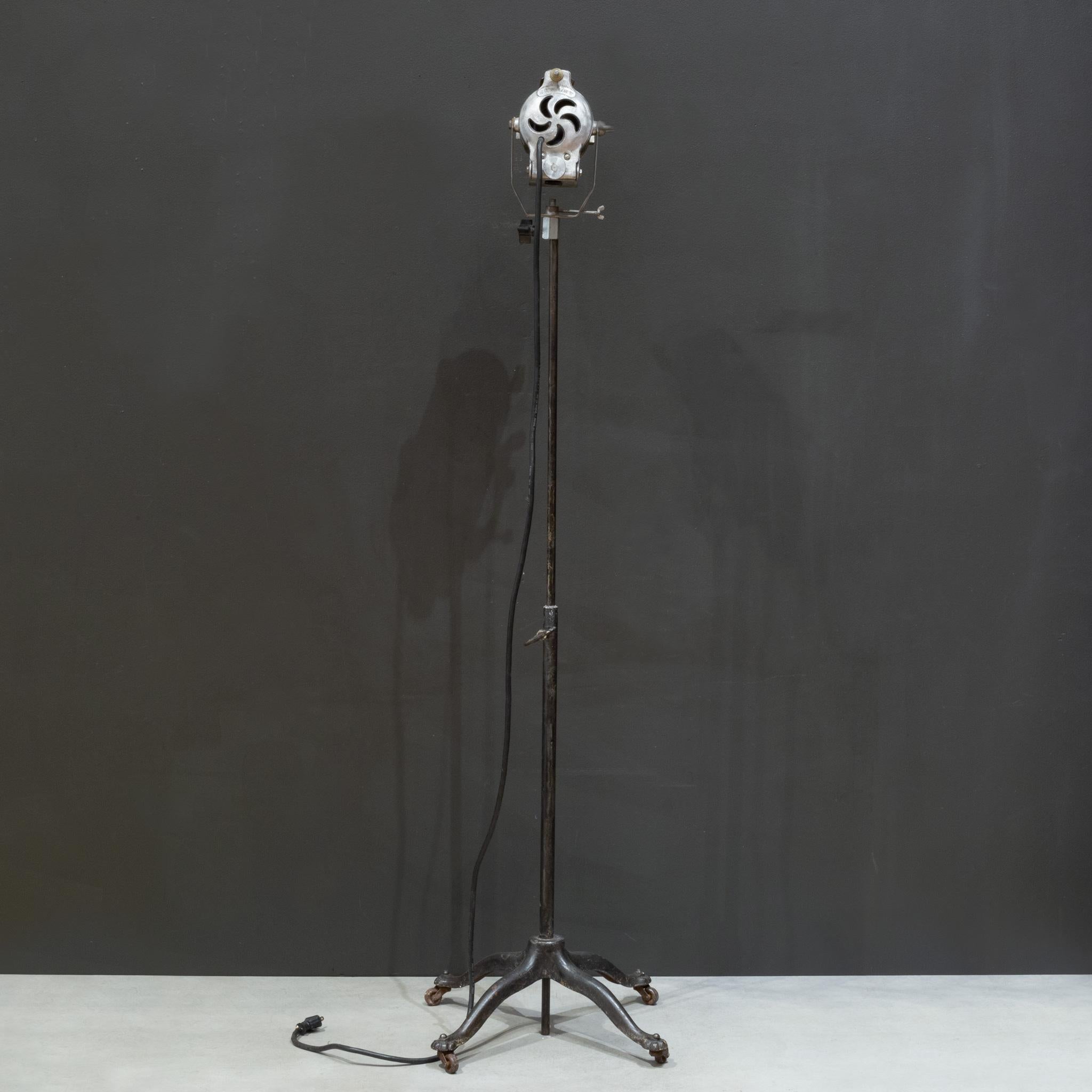 19th Century Industrial Stage Light Floor Lamp c.1930-1960 (FREE SHIPPING) For Sale