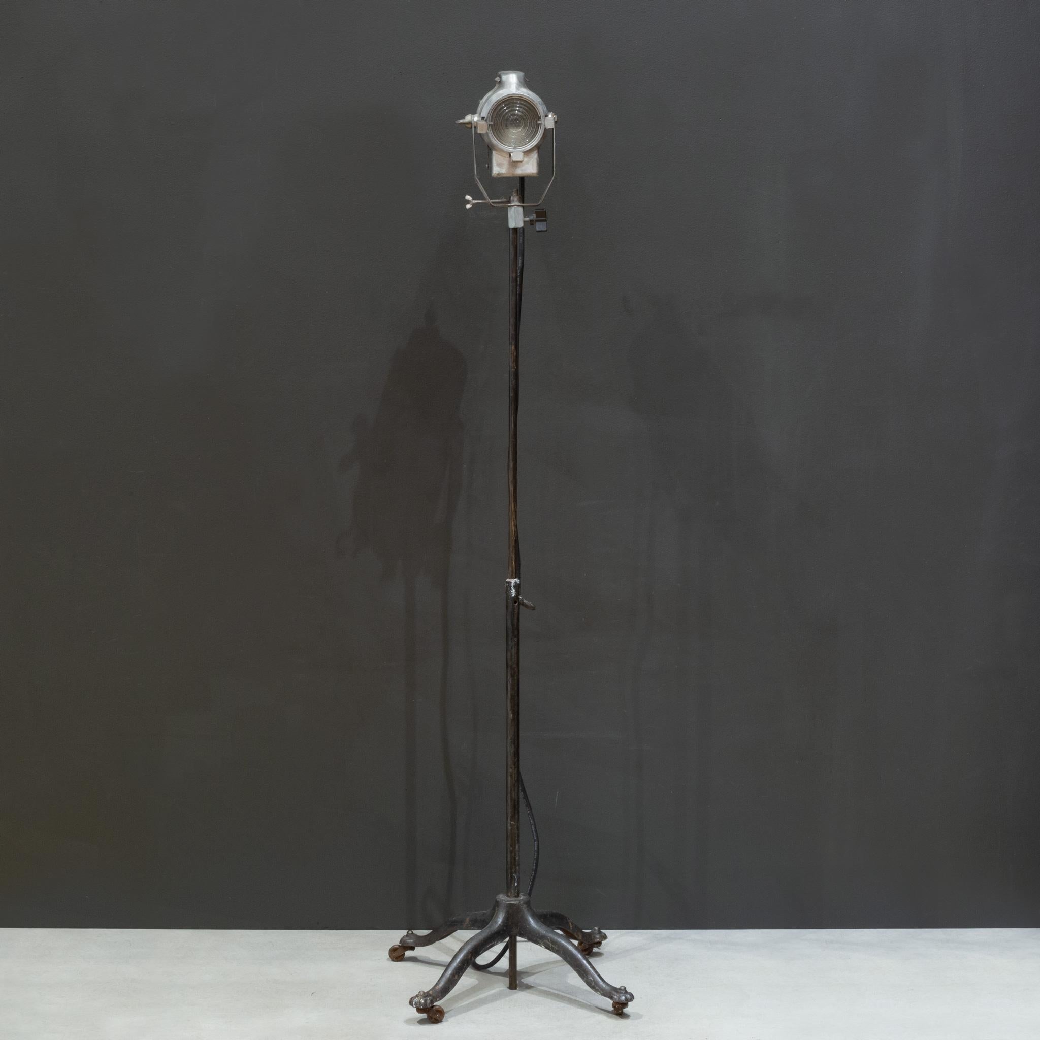 Industrial Stage Light Floor Lamp c.1930-1960 (FREE SHIPPING) For Sale 1