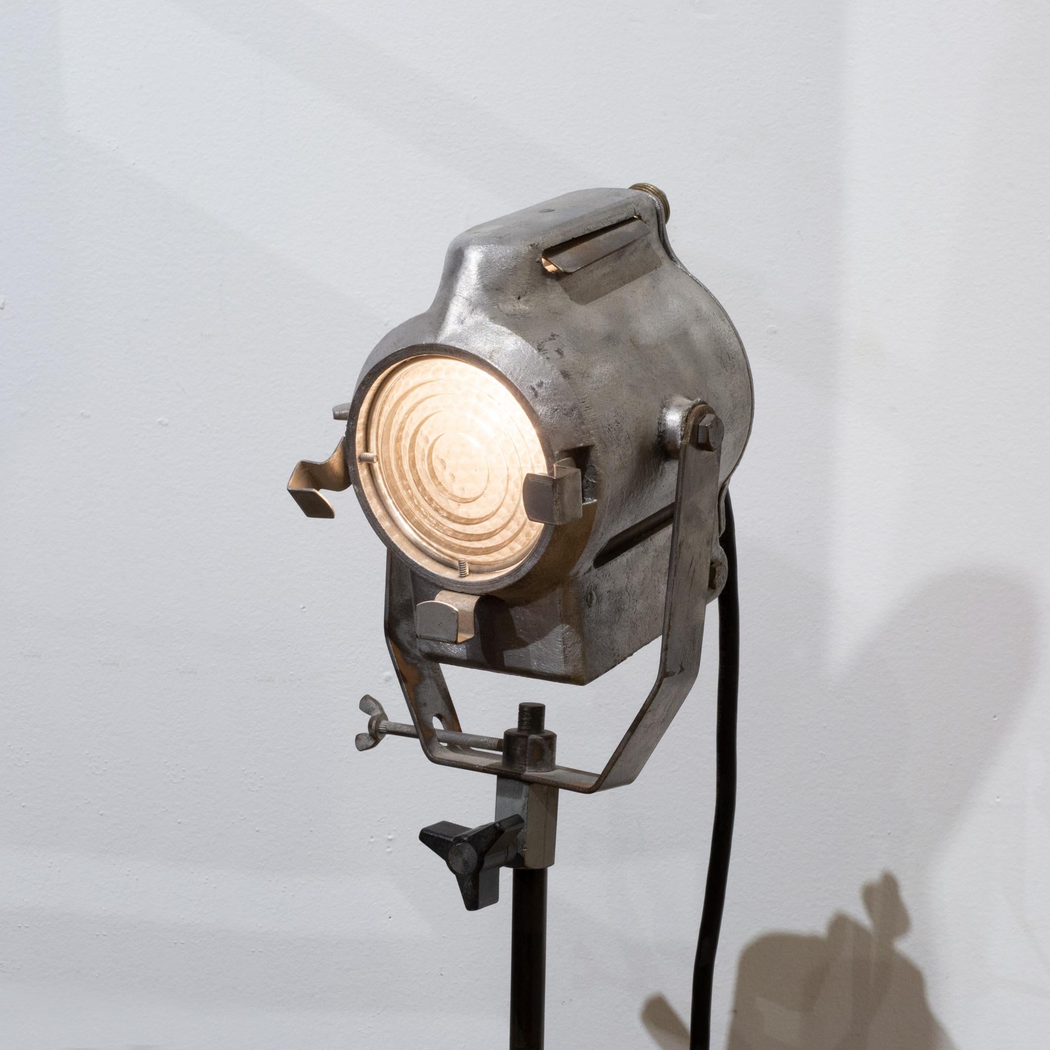 Industrial Stage Light Floor Lamp c.1930-1960 (FREE SHIPPING) For Sale 3
