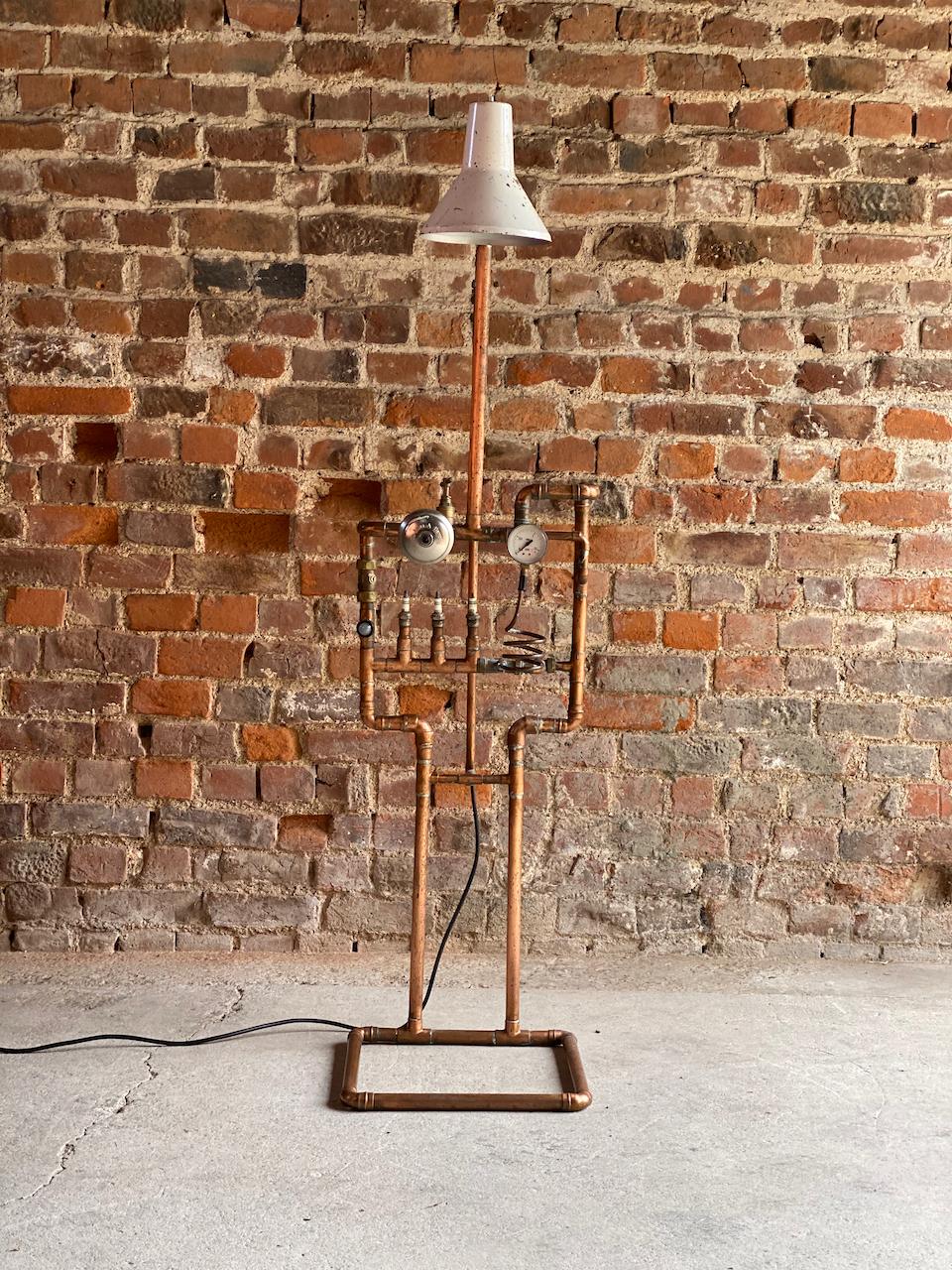 copper light stand