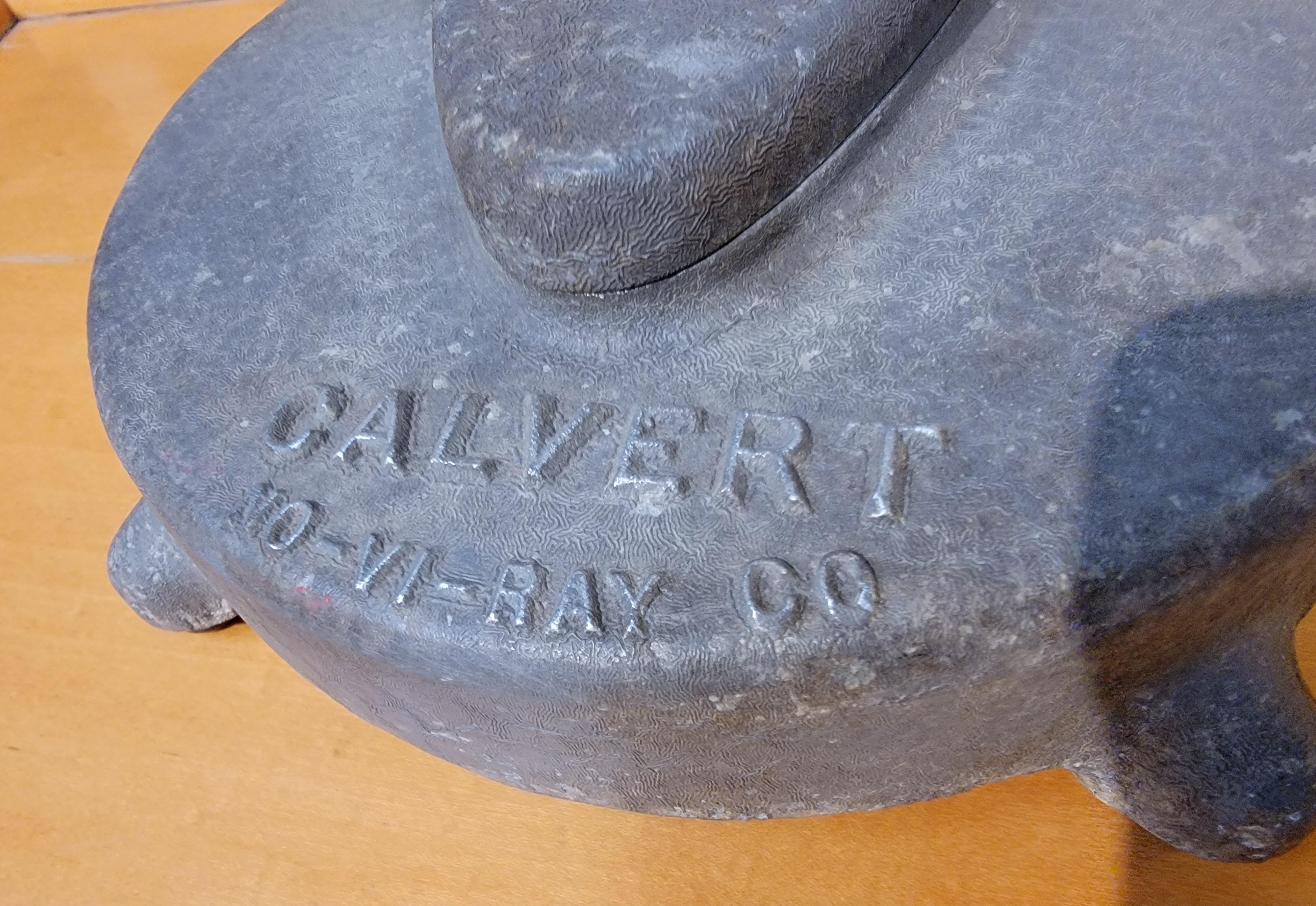 Industrielle Tischlampe aus Stahl und Aluminium von Calvert im Angebot 2