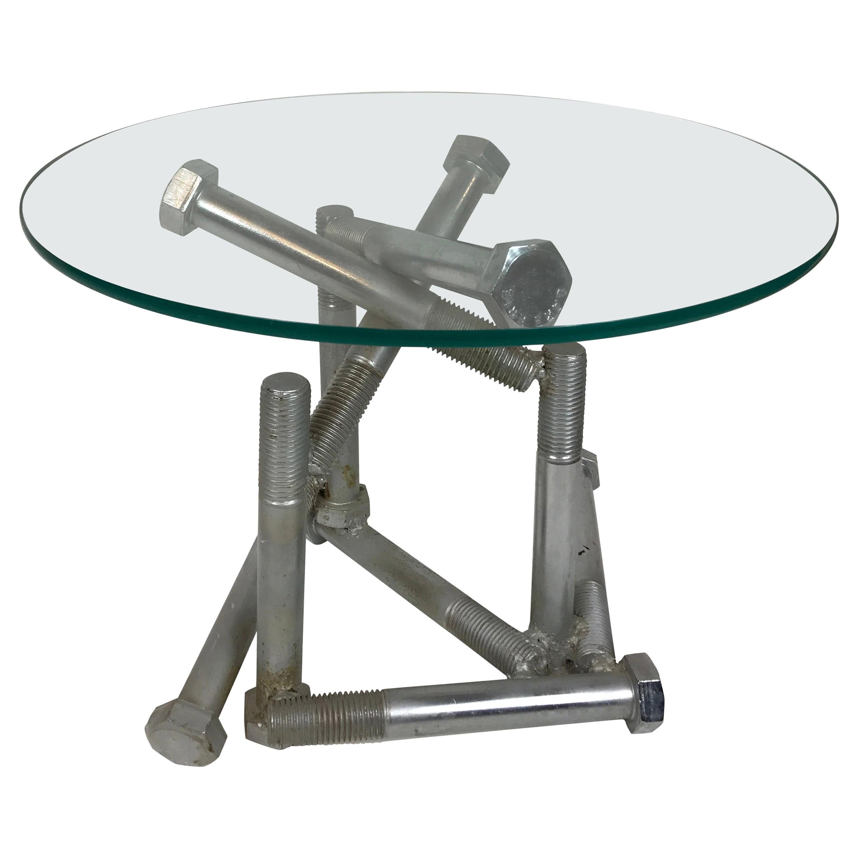 Industrial Steel Bolt Table For Sale at 1stDibs