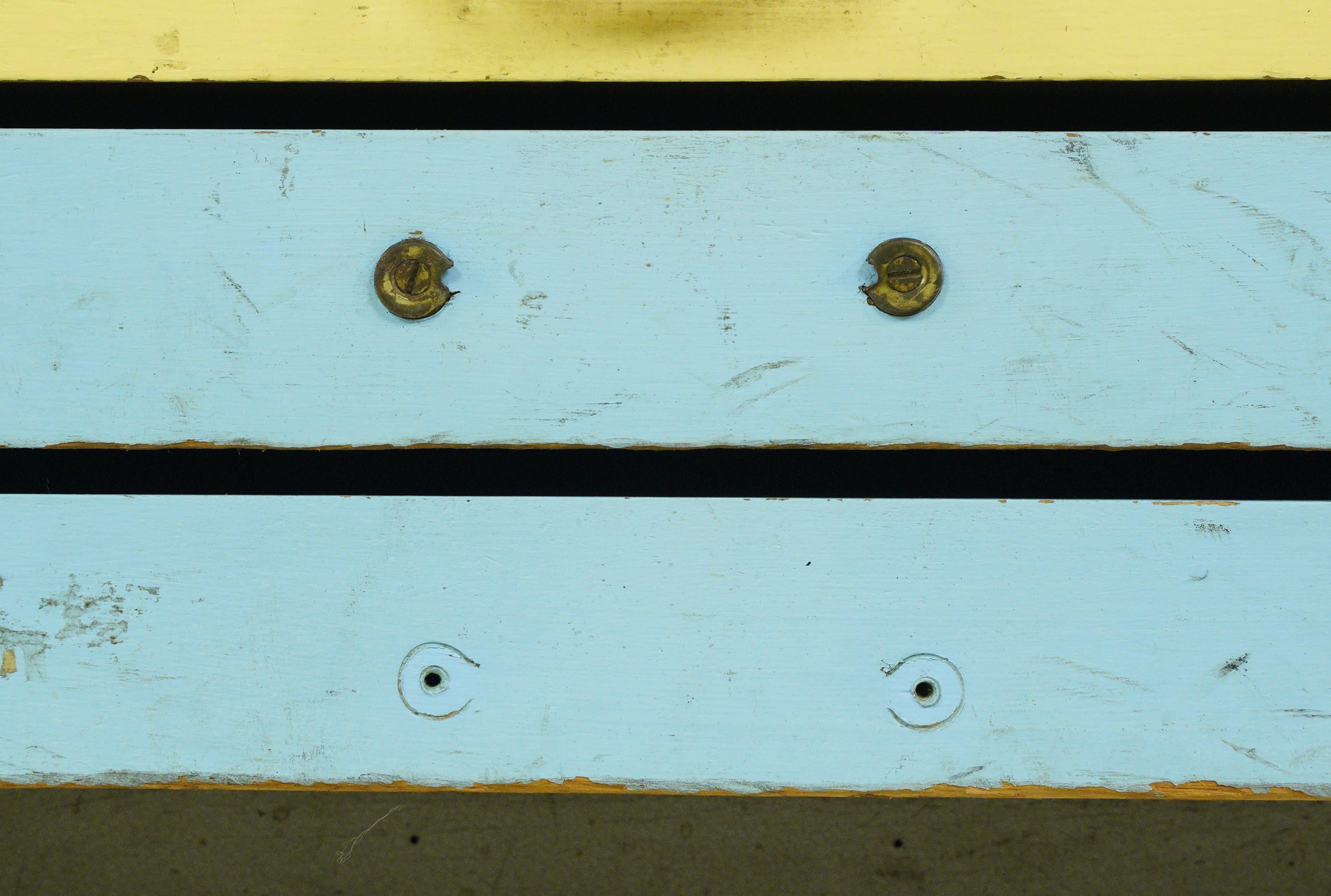 American Industrial Steel Colorful 11 Drawer Map Cabinet Flat File