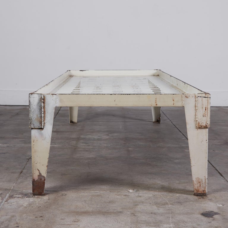 Mid-Century Modern Industrial Steel Daybed Frame For Sale