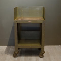 Industrial Steel Factory Trolley Cart, circa 1940-1950