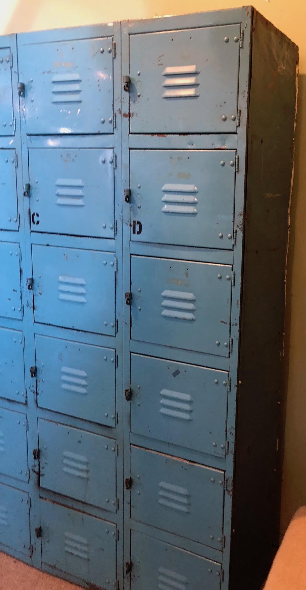 metal locker cubbies