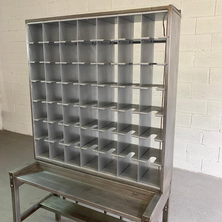 Industrial Steel Mail Letter Sorter Unit at 1stDibs
