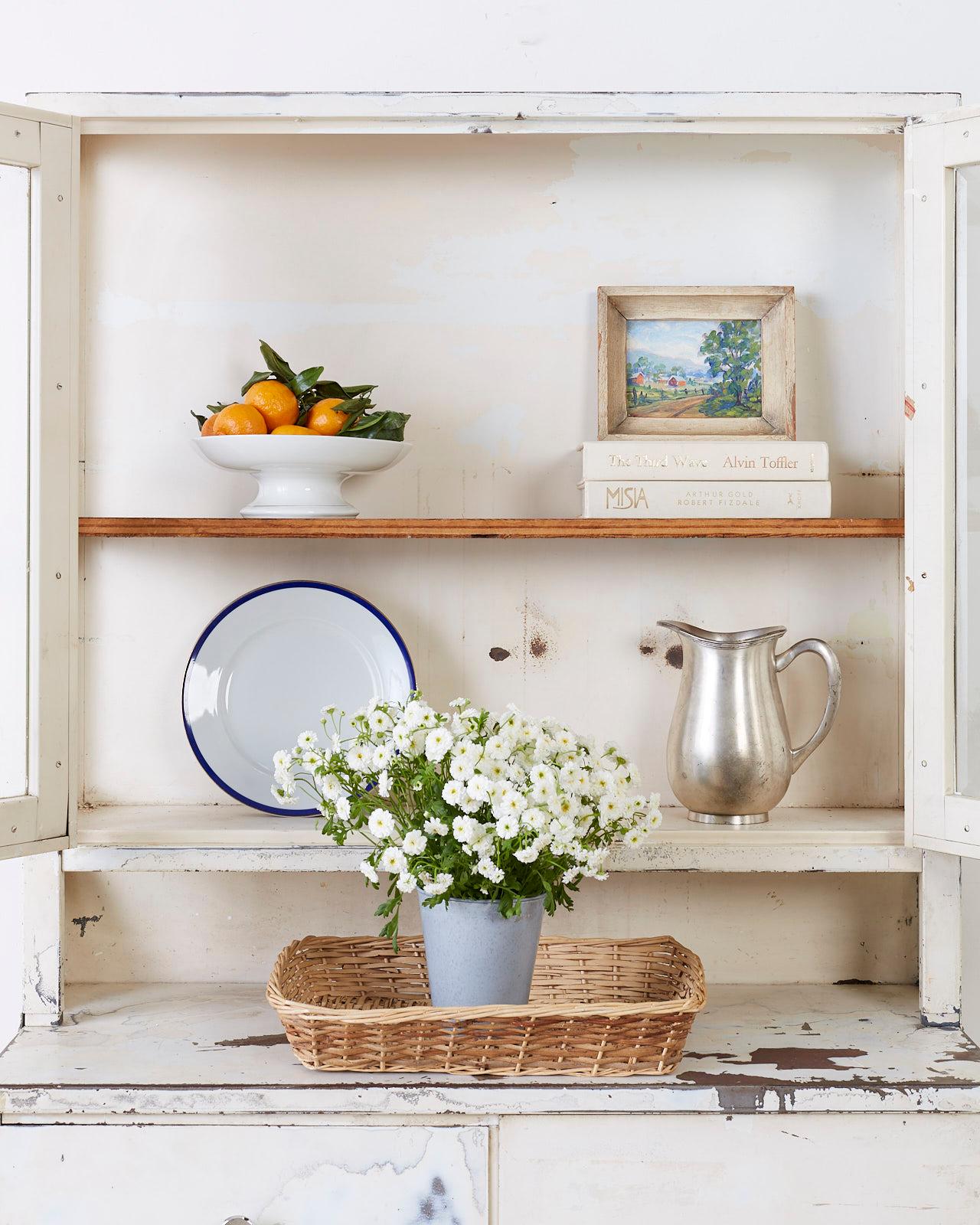 Industrial Steel Naval Apothecary Medical Cabinet In Distressed Condition In Rio Vista, CA