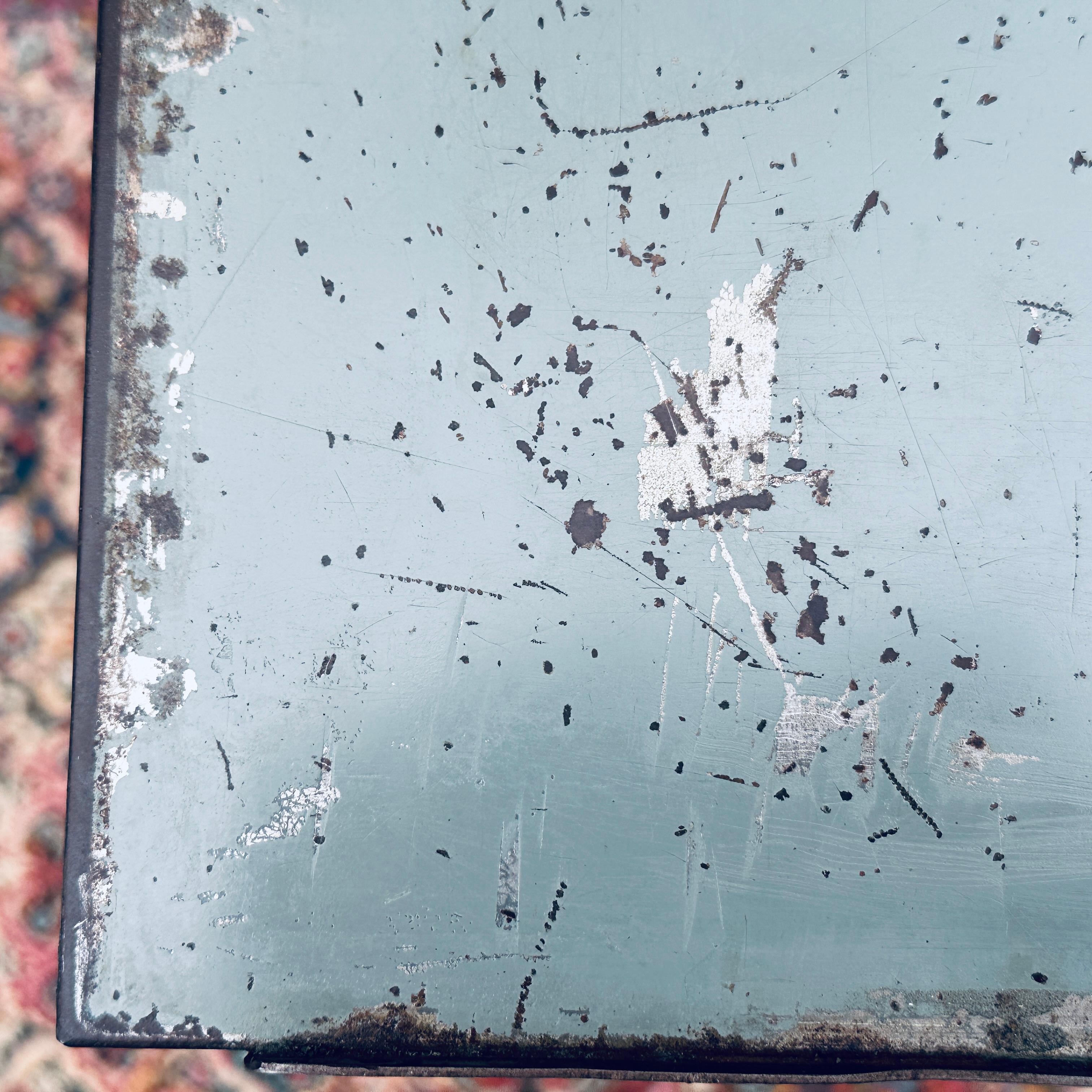 XX secolo Tavolo da disegno in piedi in acciaio industriale di Parent Metal Products in vendita