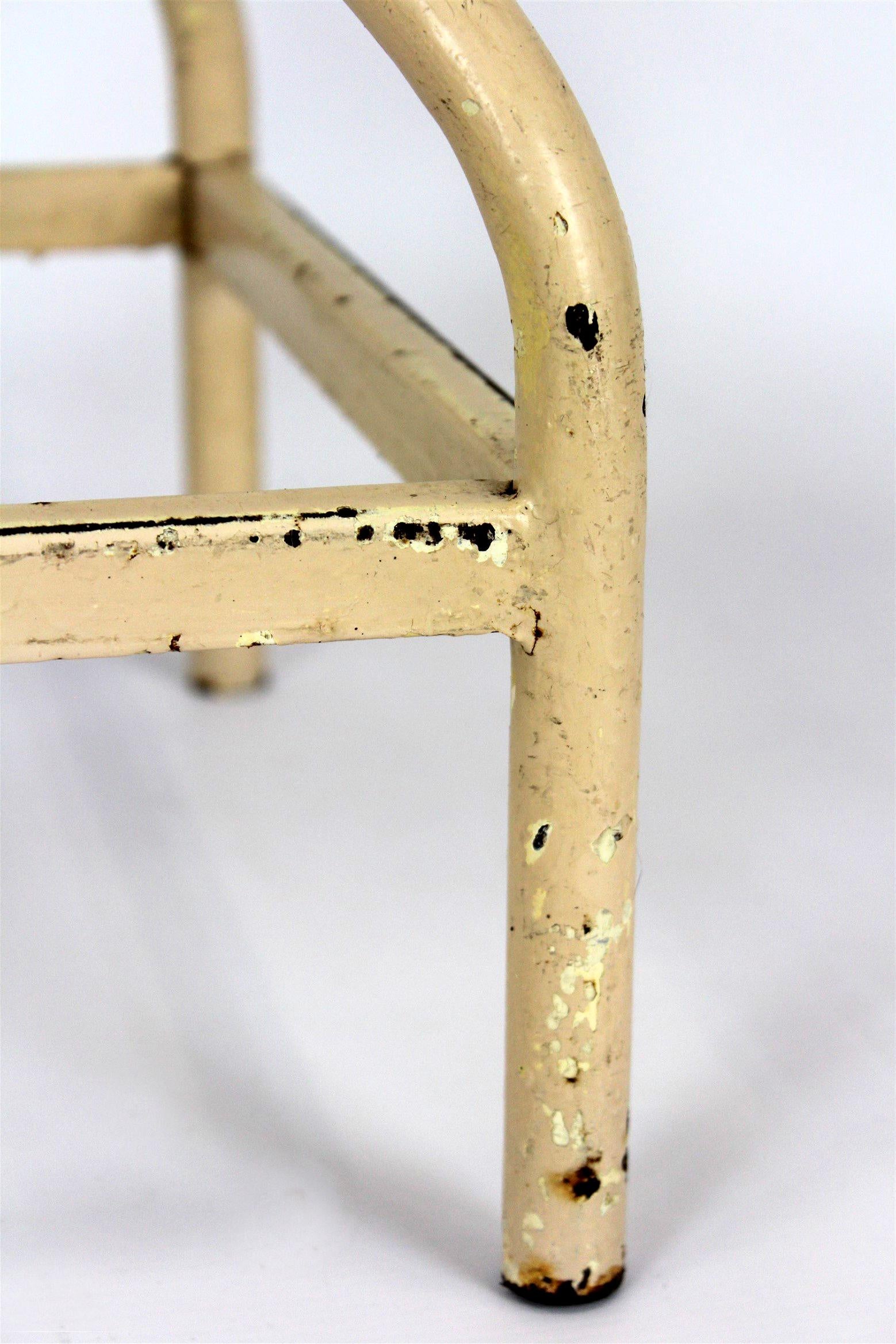 Industrial Steel Swivel Chair, 1950s For Sale 8