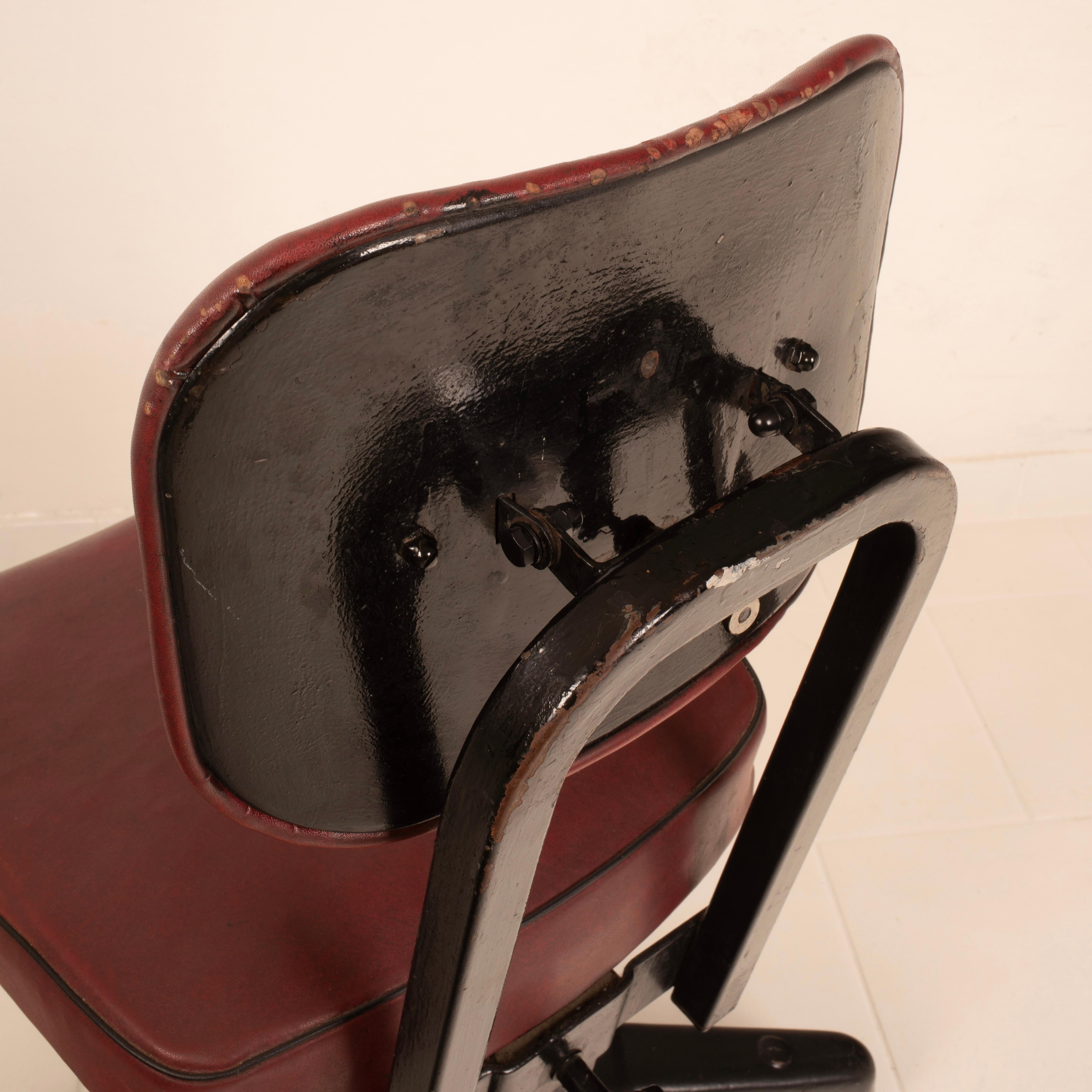 Industrial Stool by Chromcraft Corporation Stool USA 1944 For Sale 5