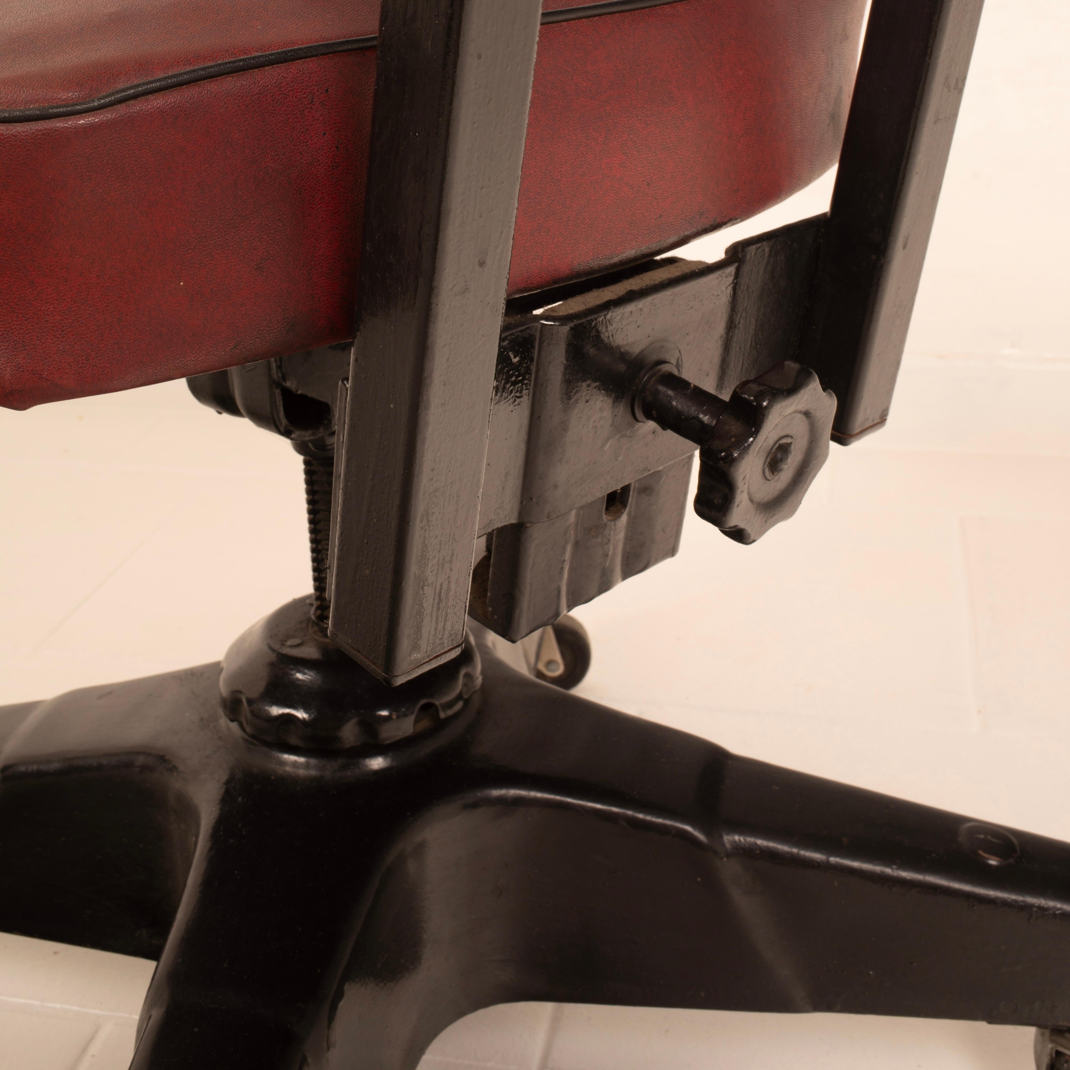 Industrial Stool by Chromcraft Corporation Stool USA 1944 For Sale 9