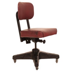 Vintage Industrial Stool by Chromcraft Corporation Stool USA 1944