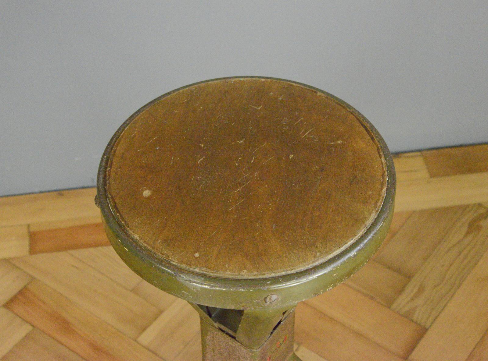 Industrial Stool by Evertaut, circa 1940s 1