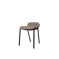 Industrial Stool DUV Cream leather handcrafted by Murmurio