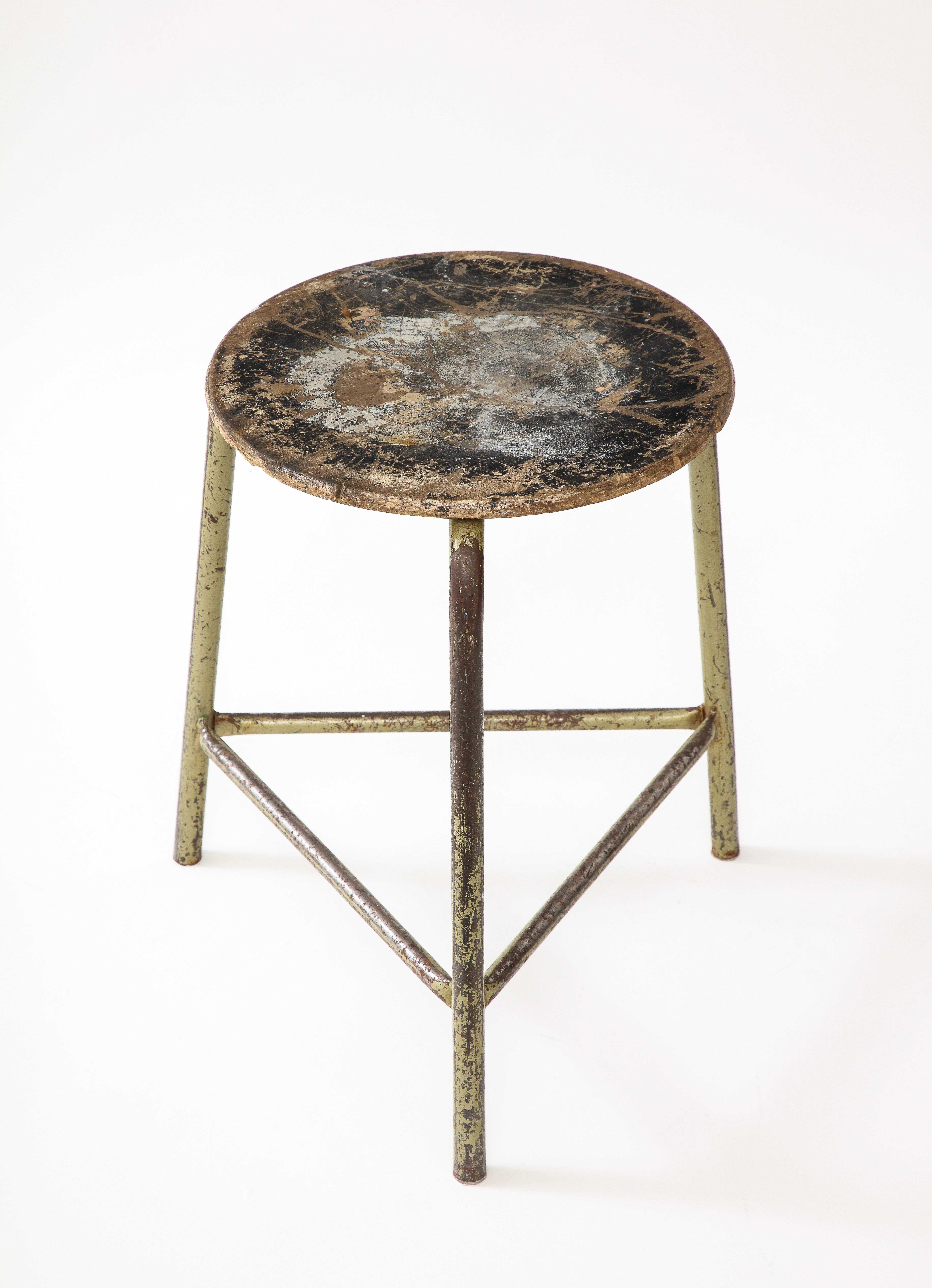 French Industrial Stools, France, c. 1960 For Sale