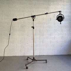 Industrial Studio Theater "Super Hi-Lite" Floor Lamp by Beattie Hollywood