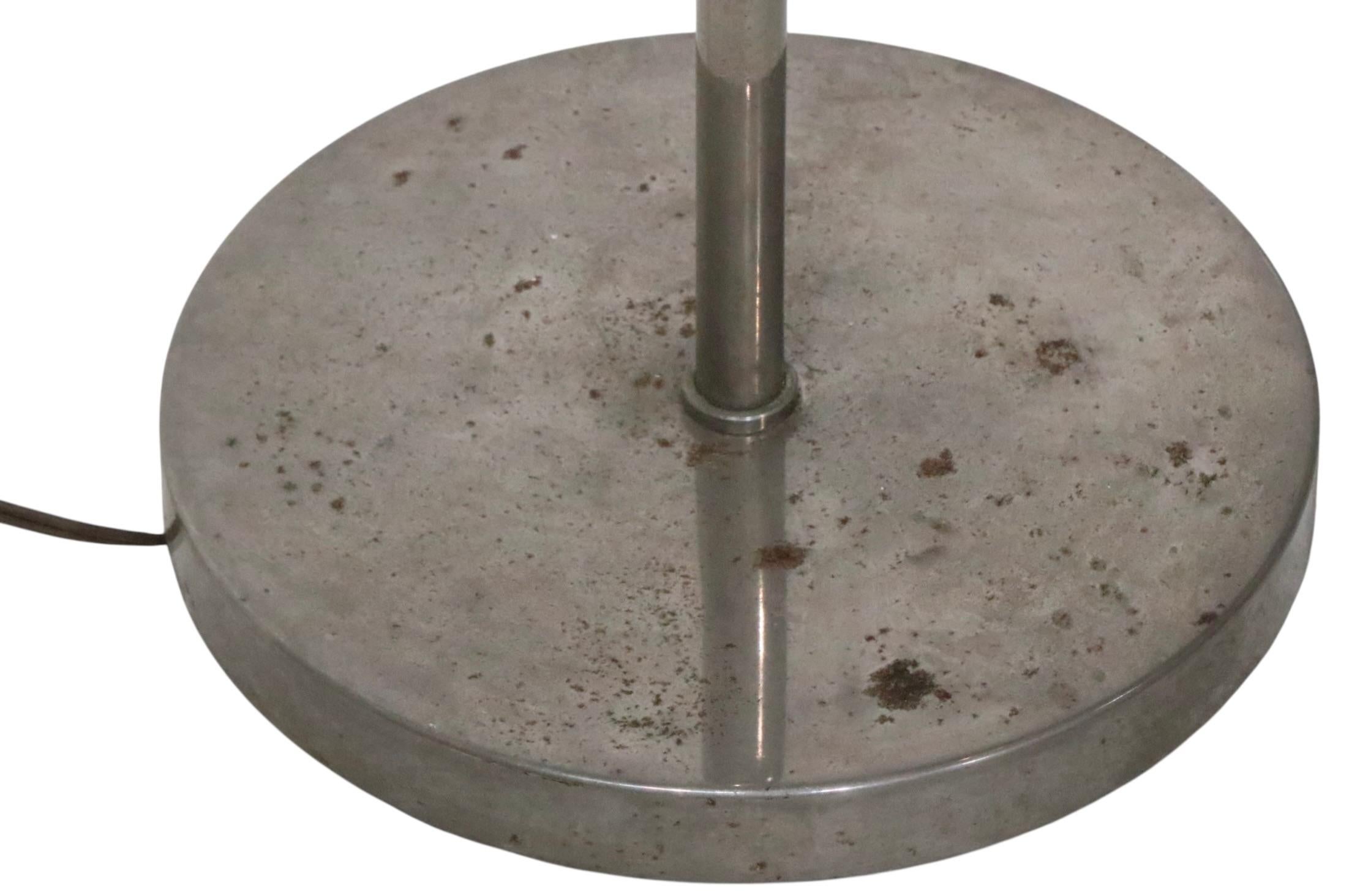 Industrial Style Adjustable Pharmacy Reading Lamp For Sale 13