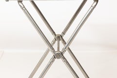 Industrial Style Aluminum Tray on Stand