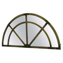 Industrial Style Arch Top Window Mirror This is an attractive stand alone