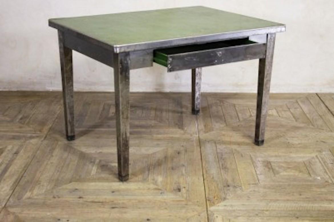 European Industrial Style Desk, 20th Century  For Sale