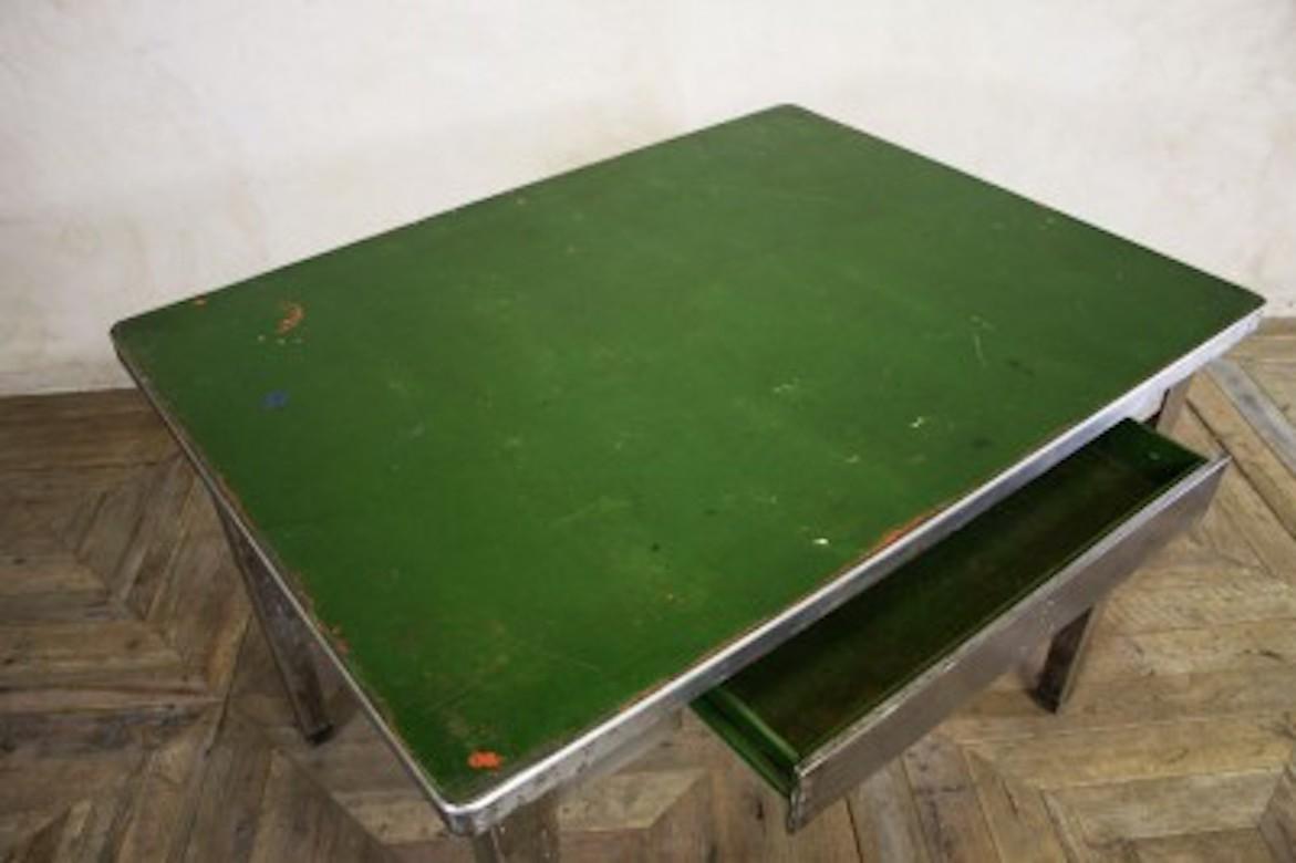Industrial Style Desk, 20th Century  In Excellent Condition For Sale In London, GB