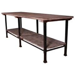 Industrial Style Drapers Table