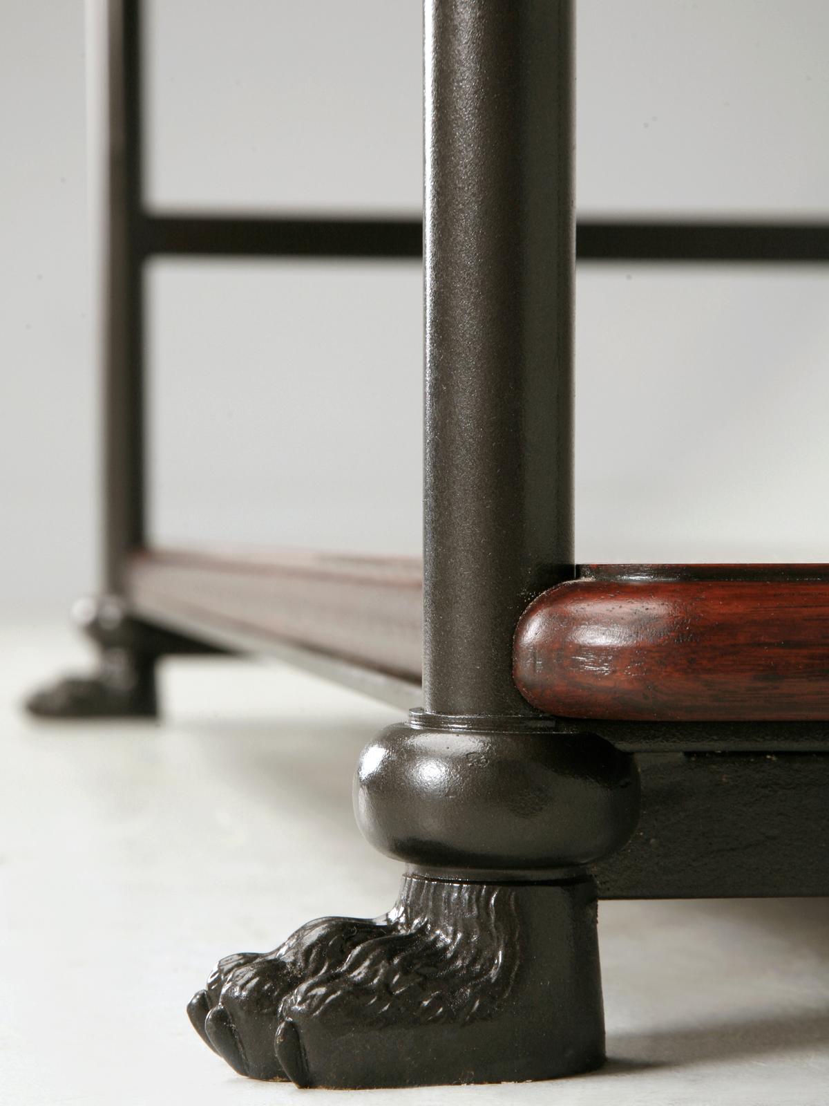 Industrial Style Étagère in Steel and Bronze with Oak Shelves in Any Dimension 1
