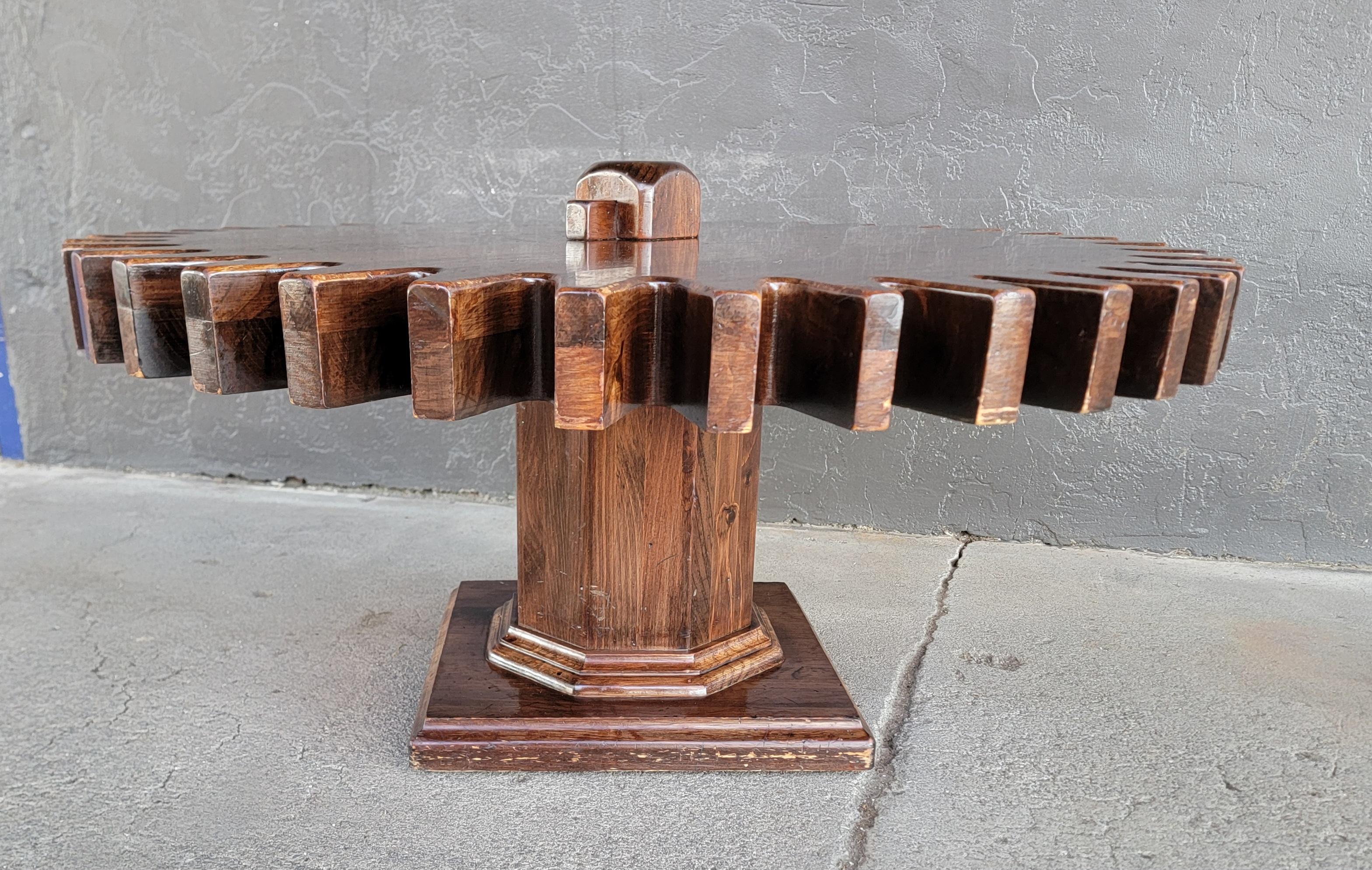 Table basse de style industriel par Ethan Allen, années 1970 en vente 3