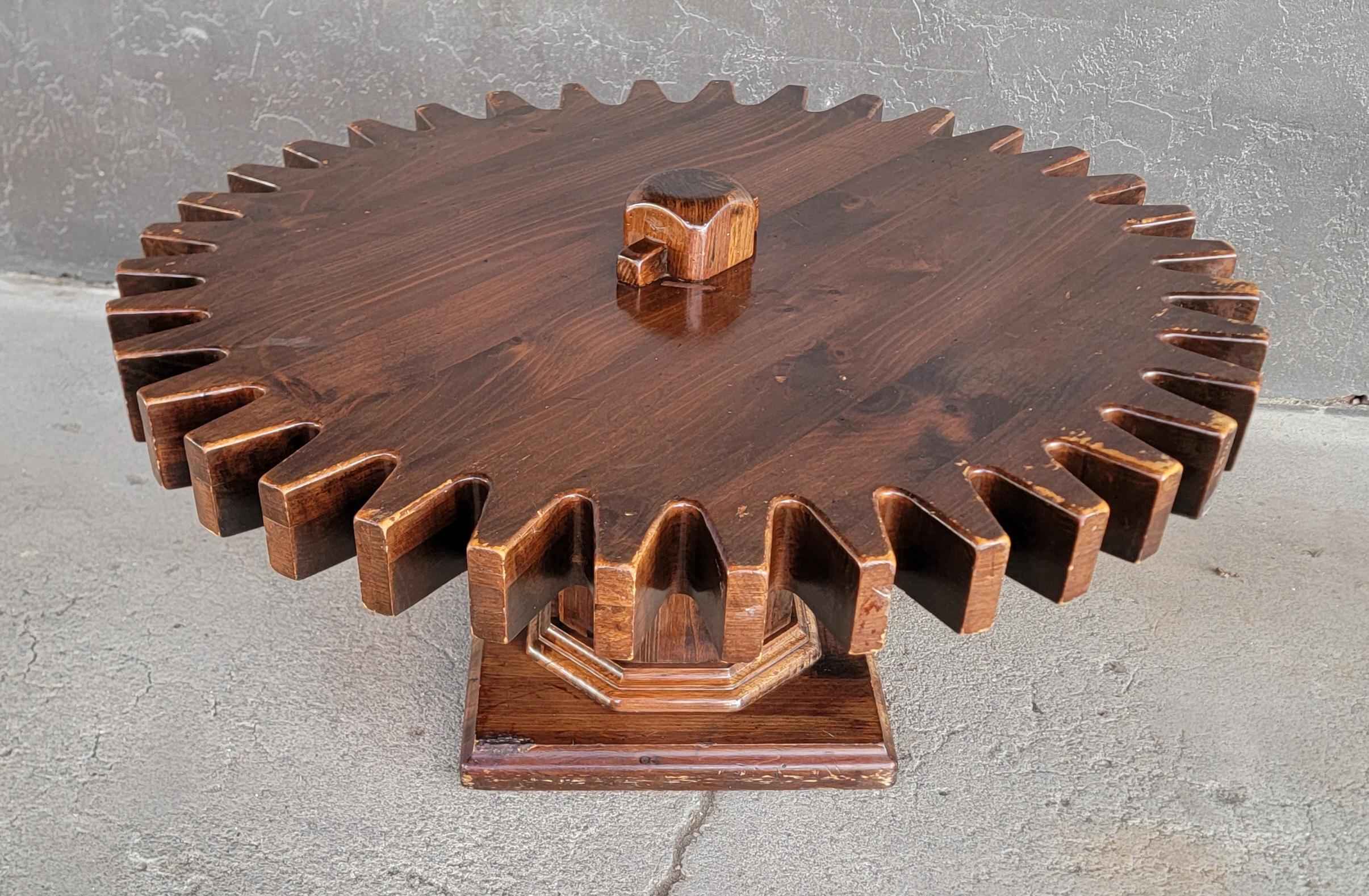 Table basse de style industriel par Ethan Allen, années 1970 en vente 4