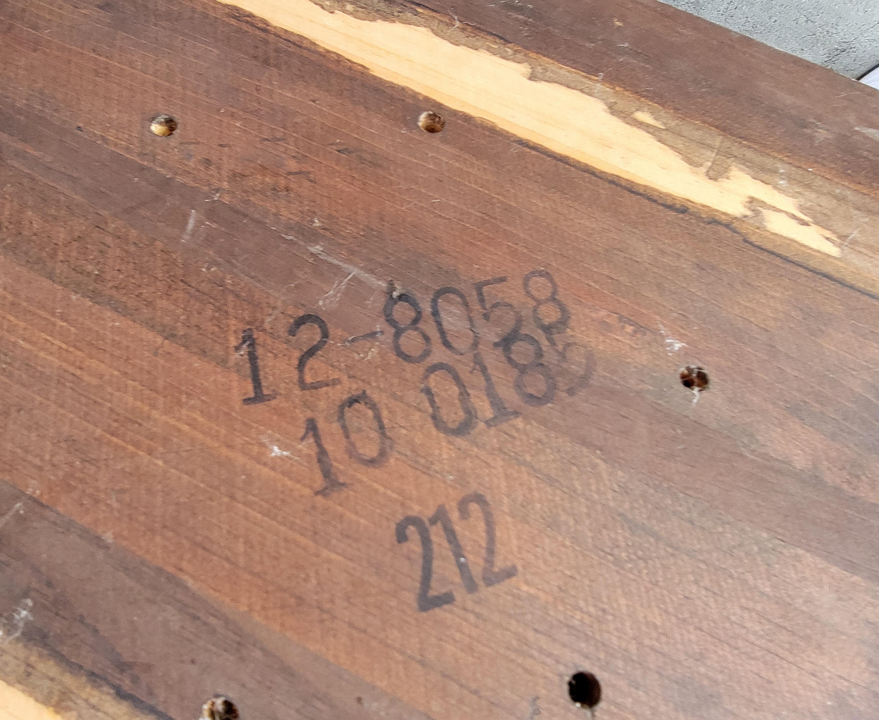 Table basse de style industriel par Ethan Allen, années 1970 en vente 2