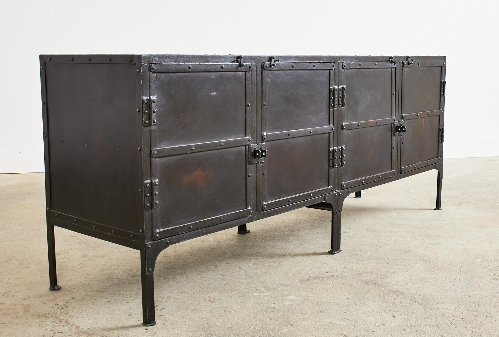 industrial style credenza