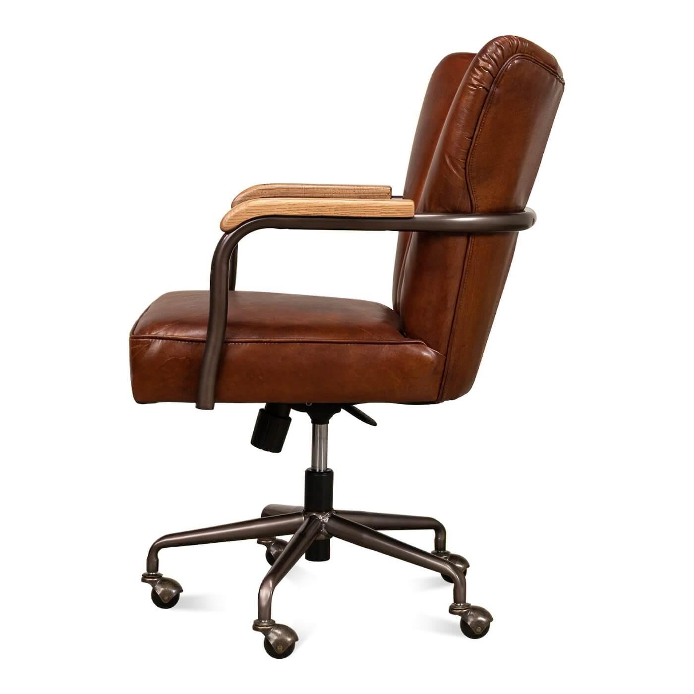 chaise de bureau style industriel