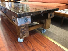 Industrial Style Low Coffee Table