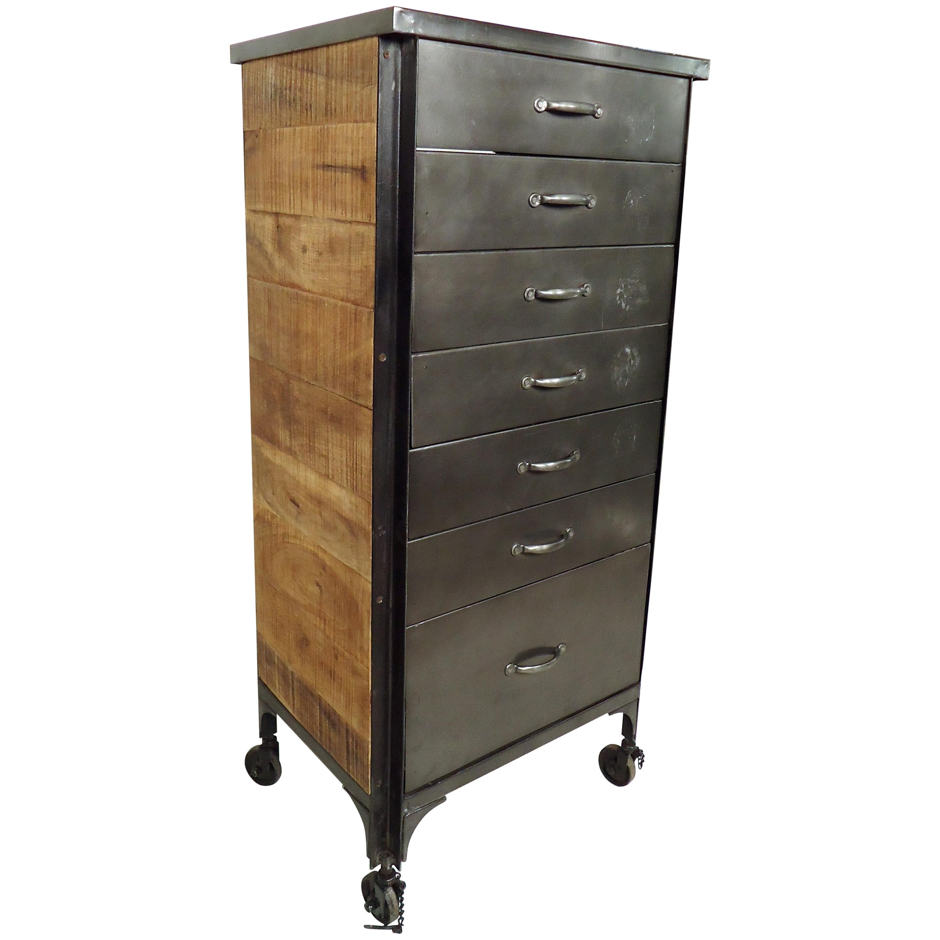 Industrial Style Metal Cabinet