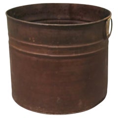 Industrial Style Metal Log Bin or Planter Industrial Style Metal Log Bin or Planter