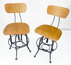 Industrial Style geformte Sperrholz Sitze Industrial Drafting Hocker MINT!