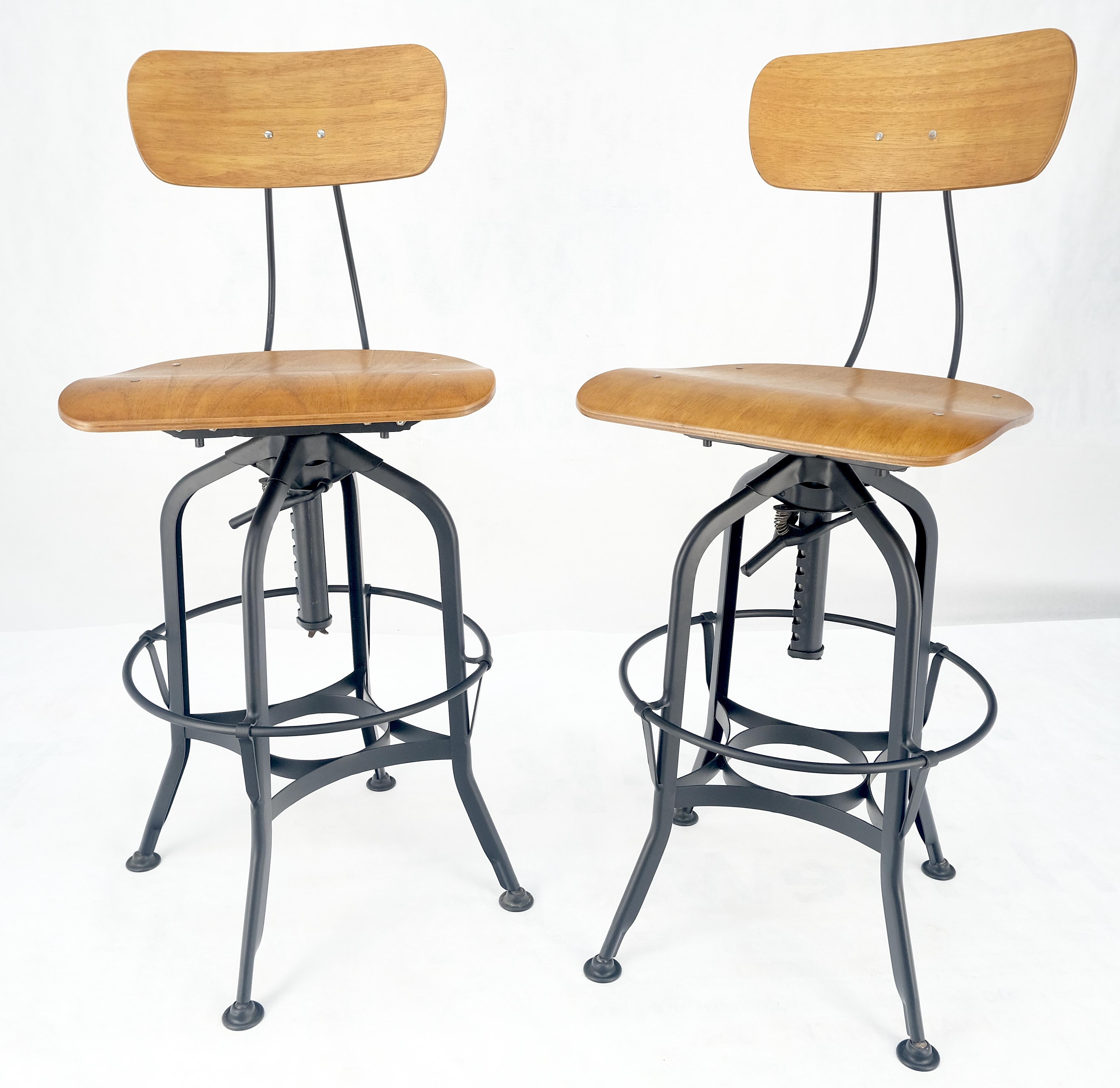 Industrial Style geformte Sperrholz Sitze Industrial Drafting Hocker MINT! (Industriell) im Angebot