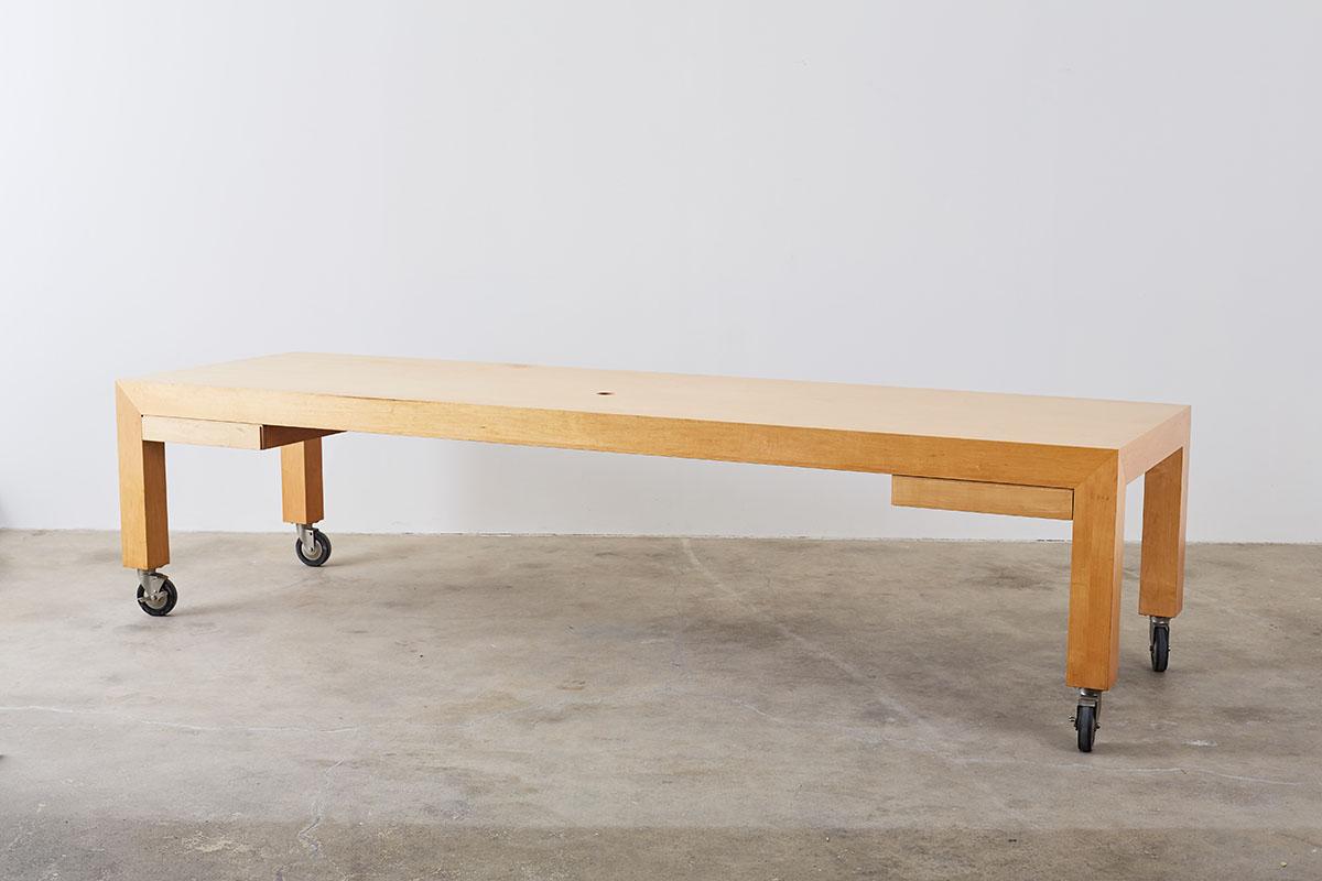 Industrial Style Rolling Conference Table or Retail Display 3