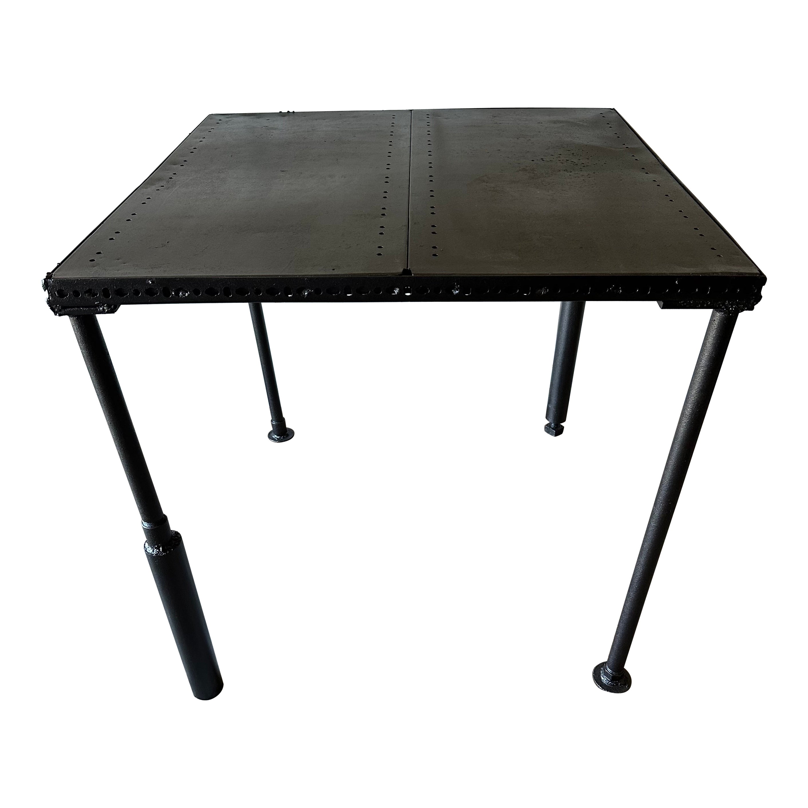 Industrial Style Wine or Work Table For Sale
