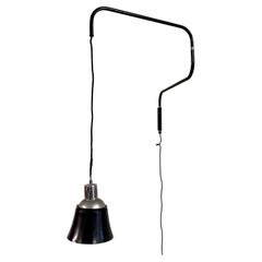 Vintage Industrial Swing Wall Light by Heinrich Bormann for Ugo Pollice