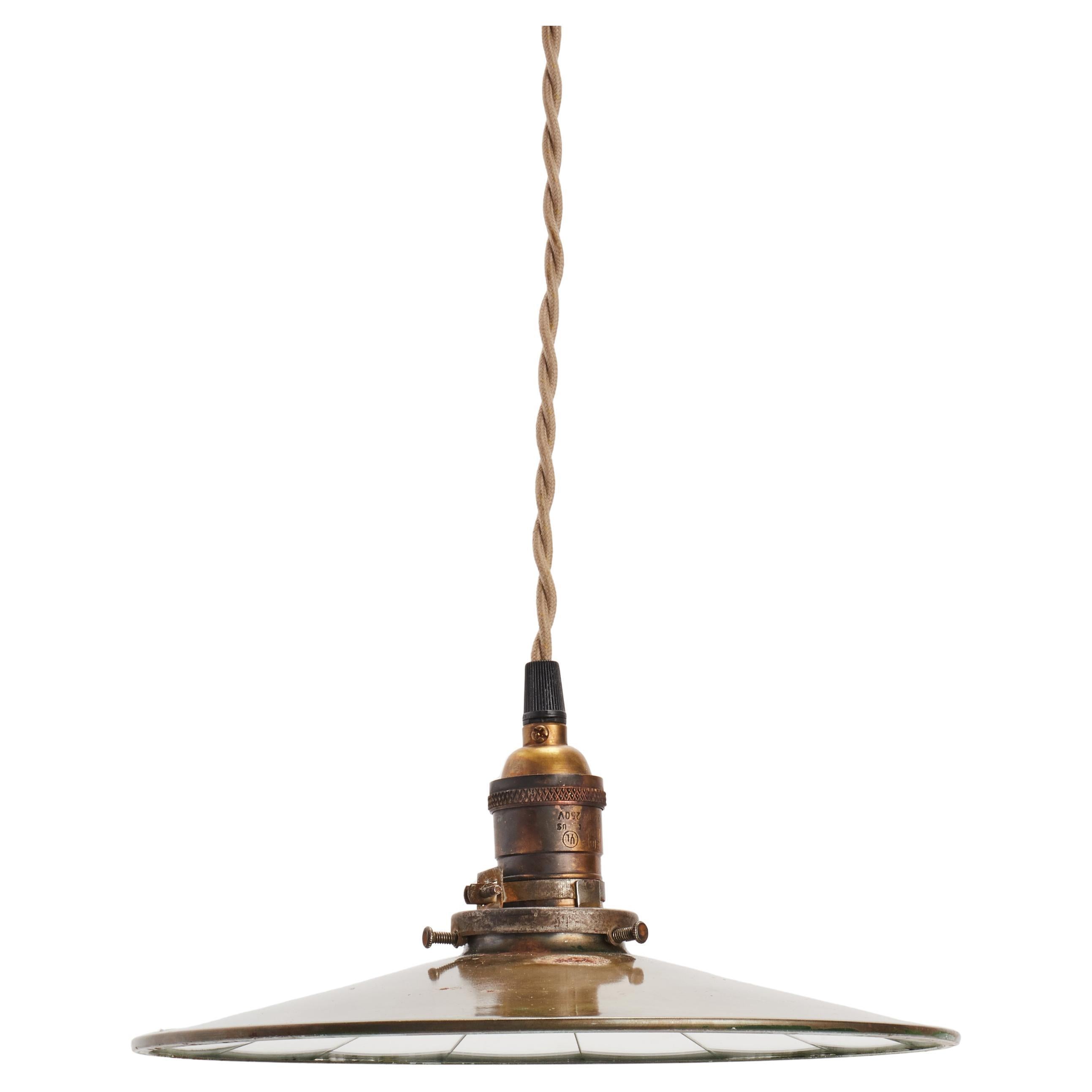 Industrial swinging light from a tailor’s shop, USA 1920.