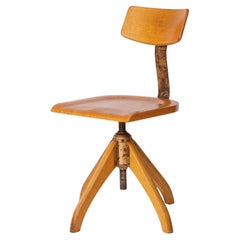 Industrial Swivel Chair by Ama Elastik – 1950s Vintage Bauhaus Design