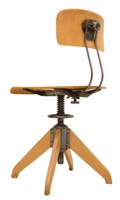 Industrial Swivel Chair by Robert Wagner for Bemefa, Germany, 1930s