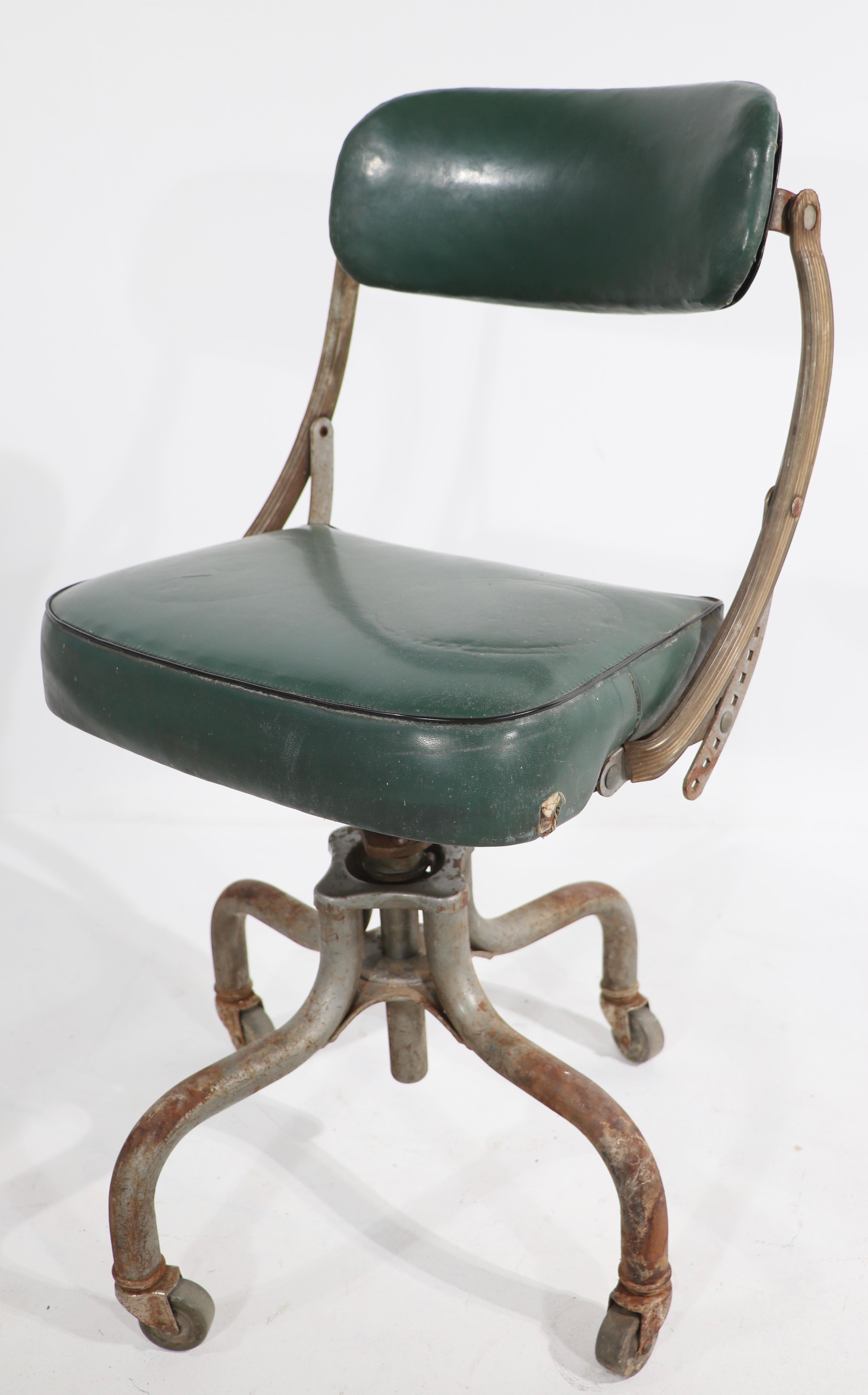 20th Century Industrial Swivel Desk Chair by Do / More
